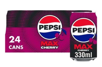 Pepsi Max Cherry No Sugar 330ml 24 Cans – Amazon Business customers
