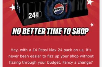 Pepsi max 24 pack. £4 with voucher. Strawberry tango for £2.50 with code