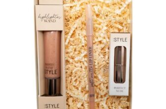 Perfect Nude Lipstick Kit & Highlighter Makeup Gift Set