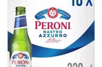 Peroni Nastro Azzurro Italian Lager Beer 18 X 330ml Bottles