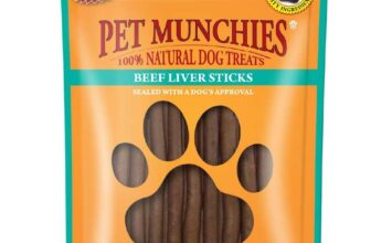 Pet Munchies Beef Liver Sticks Dog Treats (90g) x16 packs (see description)