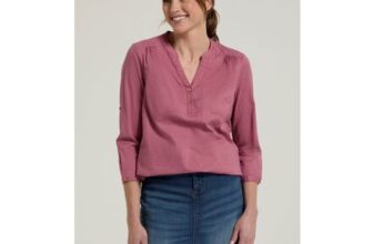 Petra Womens Relaxed Fit 3/4 Sleeve Shirt