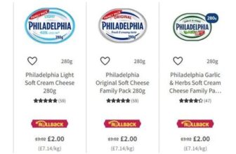 Philadelphia Family Size Packs – 280g