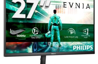 Philips 27M1N3500LS 27 Widescreen VA W-LED Black Multimedia Monitor (2560×1440/1ms/2xHDMI/DisplayPort)