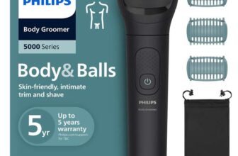 Philips Body Groomer 5000 Series – Trimmer for Men with Triple Protect Shave System, Intimate Trim & Shave