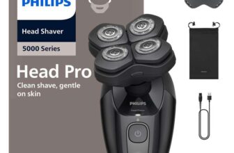 Philips Head Shaver Pro 5000 Series – Skull Shaver for Men and Women, 360 Flexing Head & ComfortCut Blades