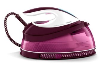 Philips PerfectCare Compact Steam Generator 2400W, No Burns Guaranteed, 400g Steam Boost, Smooth Glide, No Temp Settings, 1.5L Tank