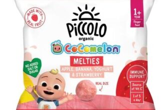 Piccolo Organic Fruity Melts Apple, Banana, Yoghurt & Strawberry 6g