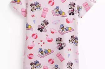 Pink Disney Minnie Mouse Print Shortie Pyjamas 1-2 years – Free C&C