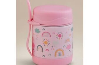 Pink Rainbow Food Flask