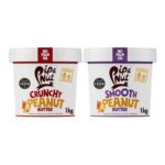 Pip & Nut 1kg Smooth and Crunchy Peanut Butter Bundle