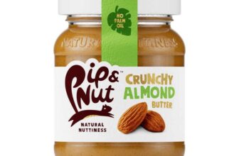 Pip and Nut crunchy almond butter 6x170g