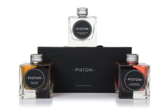 Piston the Original Trio Gin Gift Set (3 X 20cl) (No Box / Torn Label) 60cl
