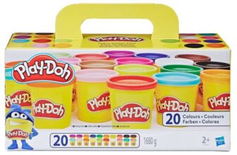 Play-Doh Tubs 85g Super Colour, 20 Pack – Free C&C