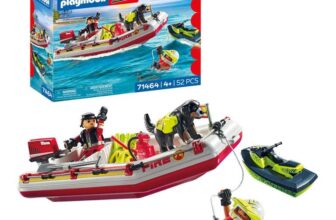 Playmobil 71464 Action Heroes: Fireboat with Aqua Scooter