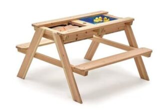 Plum Surfside Wooden Sand & Water Picnic Table
