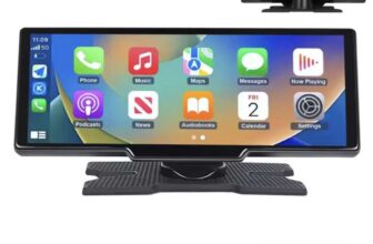 Podofo Wireless Carplay Portable Digital Dashboard Android Auto 10.26 Inch (Podofo UK Flagship Store)