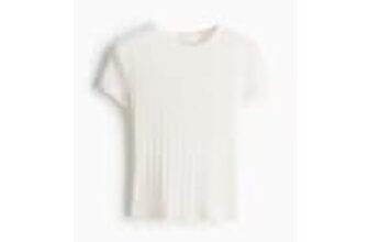 Pointelle-Knit T-Shirt
