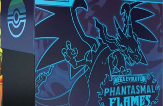 Pokémon TCG: Mega EvolutionPhantasmal Flames Elite Trainer Box (1 Full-Art Promo Card, 9 Booster Packs & Premium Accessories) – Invite Only