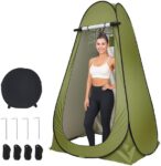Pop Up Tent Toilet Tent for Camping Portable Privacy Shelter Shower Tent for Outdoor Changing, Beach, Fishing Instant Pop Up Toilet & Changing Room