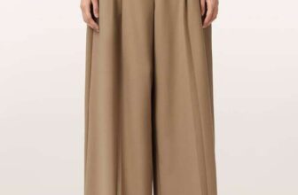 Poppy Wide Leg Pleated Trousers