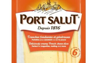 Port Salut French Creamy Cheese Slices 6x20g (Nectar)