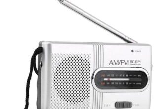 Portable AM/FM Radio, Handheld, 2AA Battery, Telescopic Antenna