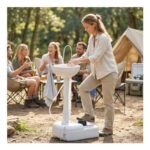 Portable Camping Sink with Towel Holder & Soap Dispenser Hand Wash
