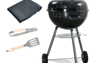 Portable Kettle Charcoal Grill BBQ