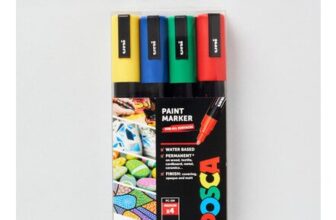 Posca Marker PC-5M Assorted Colours Standard Set of 4