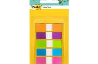 Post-It Index Flags Small Multi-Coloured – 11.9mm X 43.2mm with 100 Flags