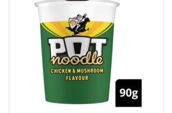 Pot Noodle Chicken & Mushroom Instant Noodles 90 G