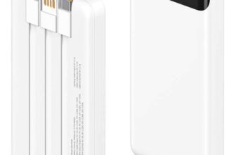 Power Bank 20000mAh with Built in 3 Cable, 22.5W Fast Charging Portable Charger – sold by SZSJCH-AMZ FBA