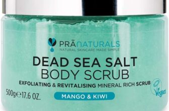 PraNaturals Dead Sea Salt Body Scrub Mango Kiwi 500G (£8.99 S&S / Max S&S £8.49) Sold by Just Beauty UK / FBA