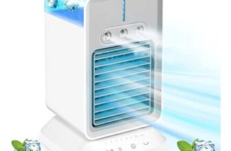 Premium Portable Desktop Air Cooler Fan with Water Cooling