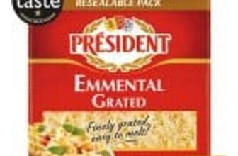 President Grated Emmental Cheese 200g
