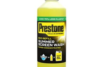 Prestone Eco Summer Screenwash Concentrate, Streak-Free, 500ml