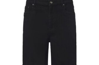 Pretty Green Mens Cotton 5 Pocket Denim Shorts