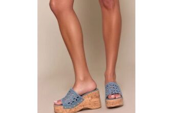 PrettyLittleThing Laser Cut Studded Cork Wedges