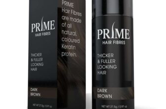Prime Hair Fibres – Keratin Hair Building Fibres for Thinning Hair, 27.5g – All Colours – Sold by ThemeBeauty LTD / FBA