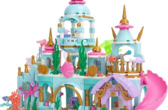 Princess Castle Building Blocks,Ocean Building Toy with Slide,Blocks Gift for Christmas,Birthday,New Year(752PCS)