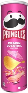 Pringles Prawn Cocktail Flavour Crisps 185g (Packaging may vary)