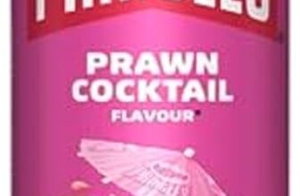 Pringles Prawn Cocktail Flavour Crisps 185g (Packaging may vary)