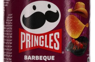 Pringles Texas BBQ Sauce Potato Chips 40 g (Pack of 12) (Packaging may vary)