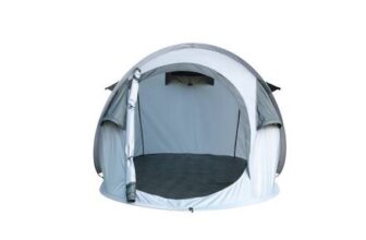 Pro Action 2 Person 1 Room Pop up Camping Tent – Black