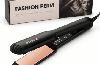 Professional Ceramic Hair Straighteners – Fast 30s Heat Up, 3D Floating Plates for Sleek & Frizz-Free Styling, Adjustable Temp 150C-230C, Dual Voltage Travel Flat Iron for All Hair Types