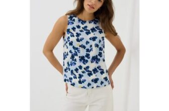 Purple Floral Vest Top