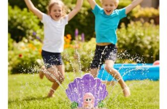 Purple Kids Water Sprinkler Toy for Lawn