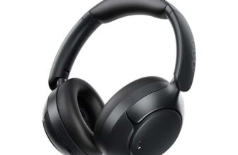 QCY H3 Pro ANC Over-Ear Wireless Bluetooth Headphones – Black