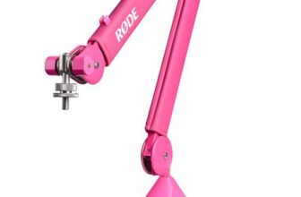 RØDE PSA1 Professional Studio Arm with Spring Damping and Cable Management (Pink)
